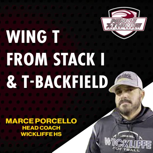 Wing T from Stack I and T-Backfield - Marce Porcello