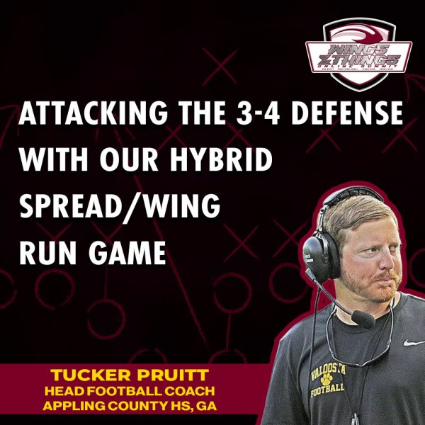 Attacking the 3-4 Defense with our Hybrid Spread/Wing Run Game - Tucker Pruitt